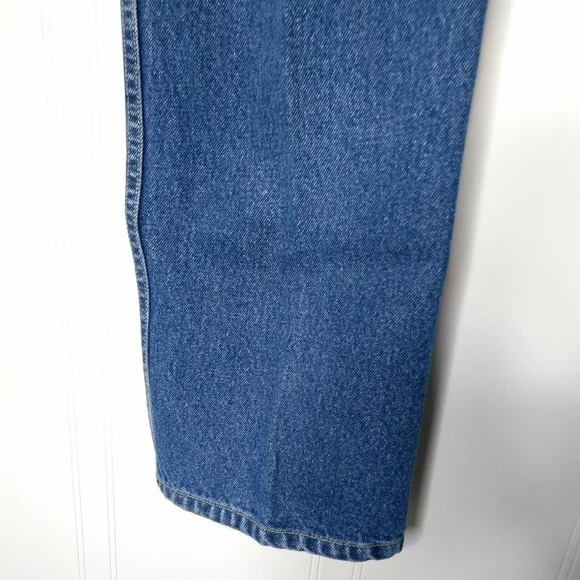 Tommy Hilfiger Blue Jeans Womens Size 9 Cargo Straight Leg Knee Patches - Picture 13 of 14